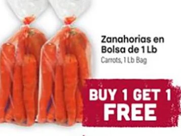 Zanahorias en Bolsa