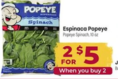 Espinaca Popeye