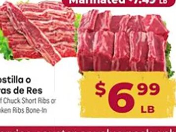 Costilla o Tiras de Res at Cardenas Markets