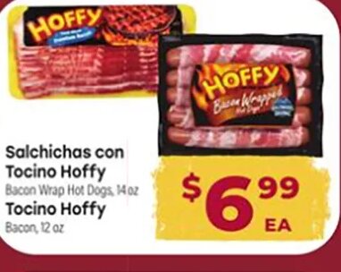 Salchichas con Tocino Hoffy at Cardenas Markets