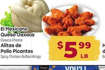 El Mexicano Alitas de Pollo Picantes at Cardenas Markets