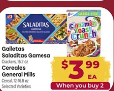 Galletas Saladitas / Cinnamon Toast Crunch at Cardenas Markets