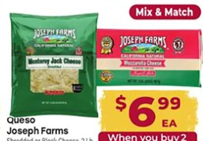 Queso Joseph Farms at Cardenas Markets
