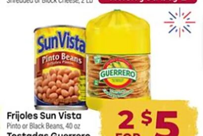 Frijoles Sun Vista / Tostadas Guerrero
