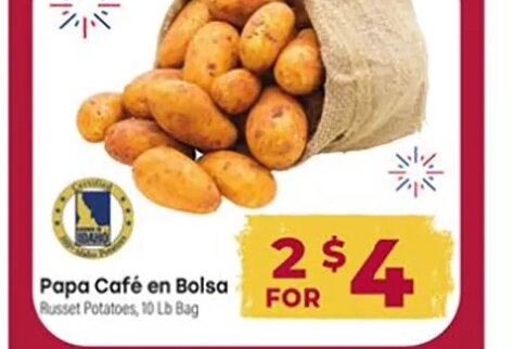 Papa Café en Bolsa