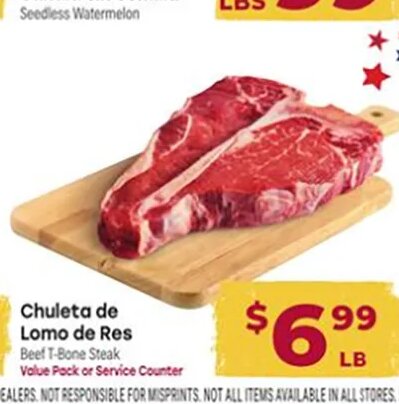 Chuleta de Lomo de Res at Cardenas Markets