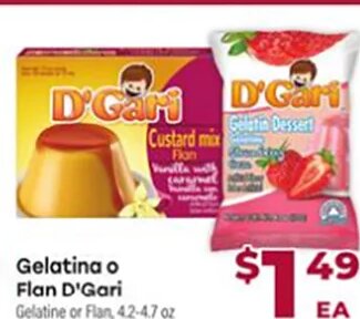 Gelatina o Flan D'Gari