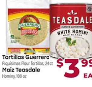 Tortillas Guerrero / Maíz Teasdale at Cardenas Markets