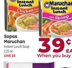 Sopas Maruchan