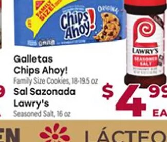 Galletas Chips Ahoy / Lawry's