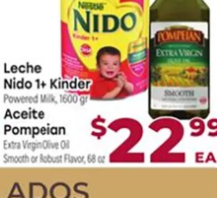 Leche Nido / Aceite Pompeian
