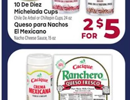 10 De Diez / Queso para Nachos at Cardenas Markets