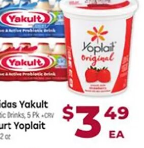 Bebidas Yakult / Yogurt Yoplait