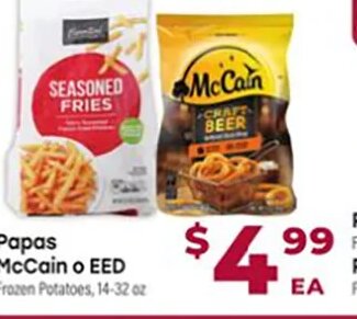 Papas McCain o EED at Cardenas Markets
