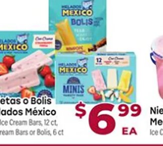 Paletas o Bolis Helados México