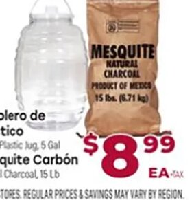 Vitrolero de Plástico / Mesquite Carbon