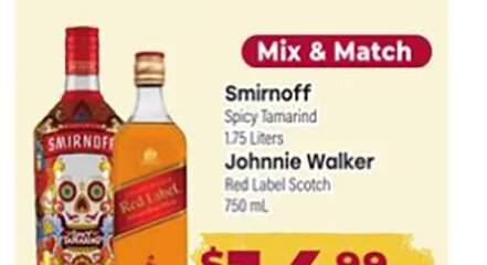 Smirnoff / Johnnie Walker Red Label