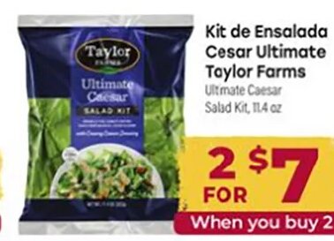 Kit de Ensalada Taylor Farms at Cardenas Markets