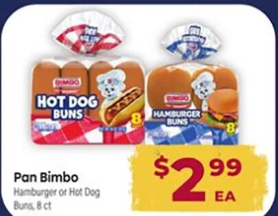 Pan Bimbo at Cardenas Markets