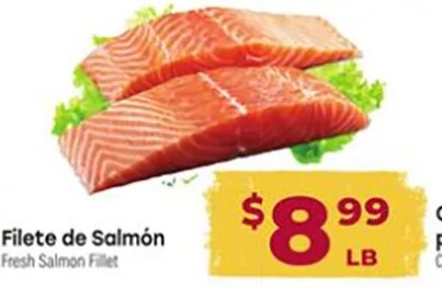 Filete de Salmón at Cardenas Markets