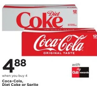 Coca-Cola, Diet Coke or Sprite