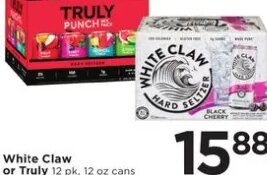 White Claw or Truly at Cub Foods