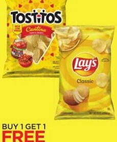 Lay's Potato Chips or Tostitos Cantina