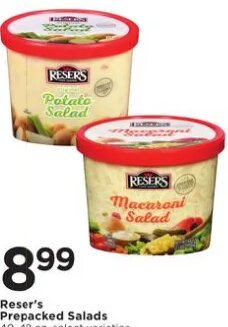 Reser's Prepacked Salads