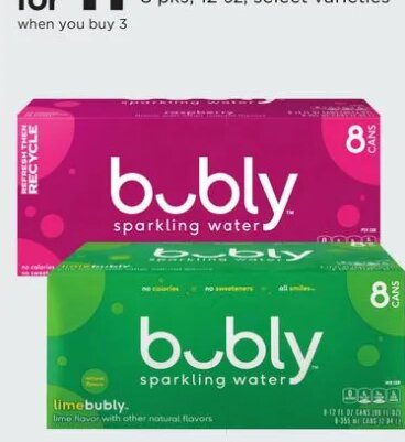 Bubly Sparkling Water