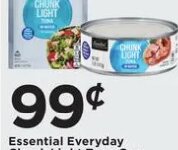 Essential Everyday Chunk Light Tuna Can or Pouch