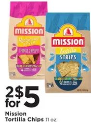 Mission Tortilla Chips at Cub Foods