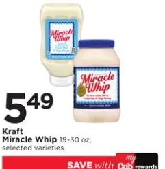 Kraft Miracle Whip at Cub Foods