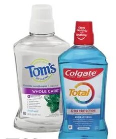 Colgate or Tom's of Maine Mouthwash at Cub Foods