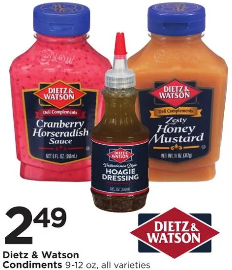Dietz & Watson Condiments