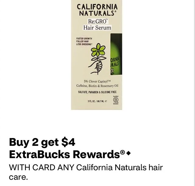 California Naturals Re:Gro Hair Serum
