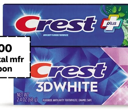 Crest 3D White Toothpaste
