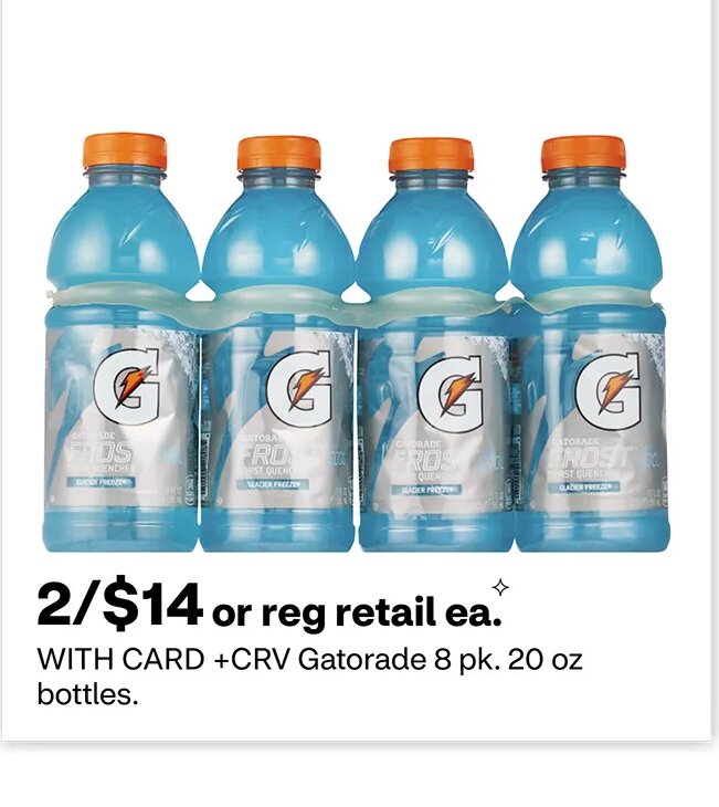 Gatorade at CVS