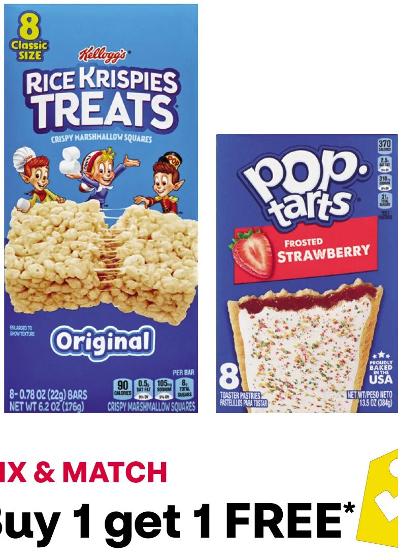 Kellogg's Rice Krispies Treats / Pop-Tarts