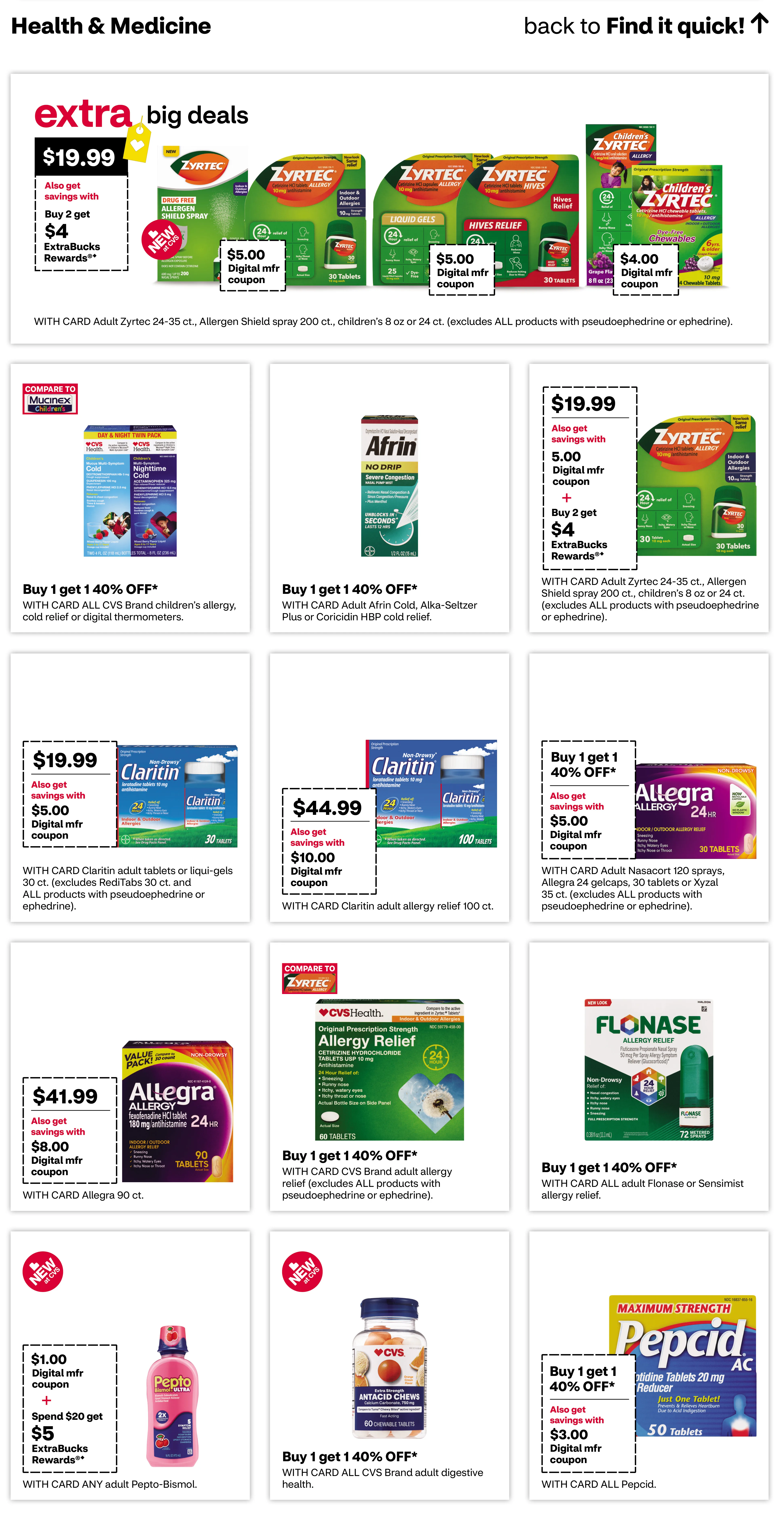 CVS Weekly Ad Page 20