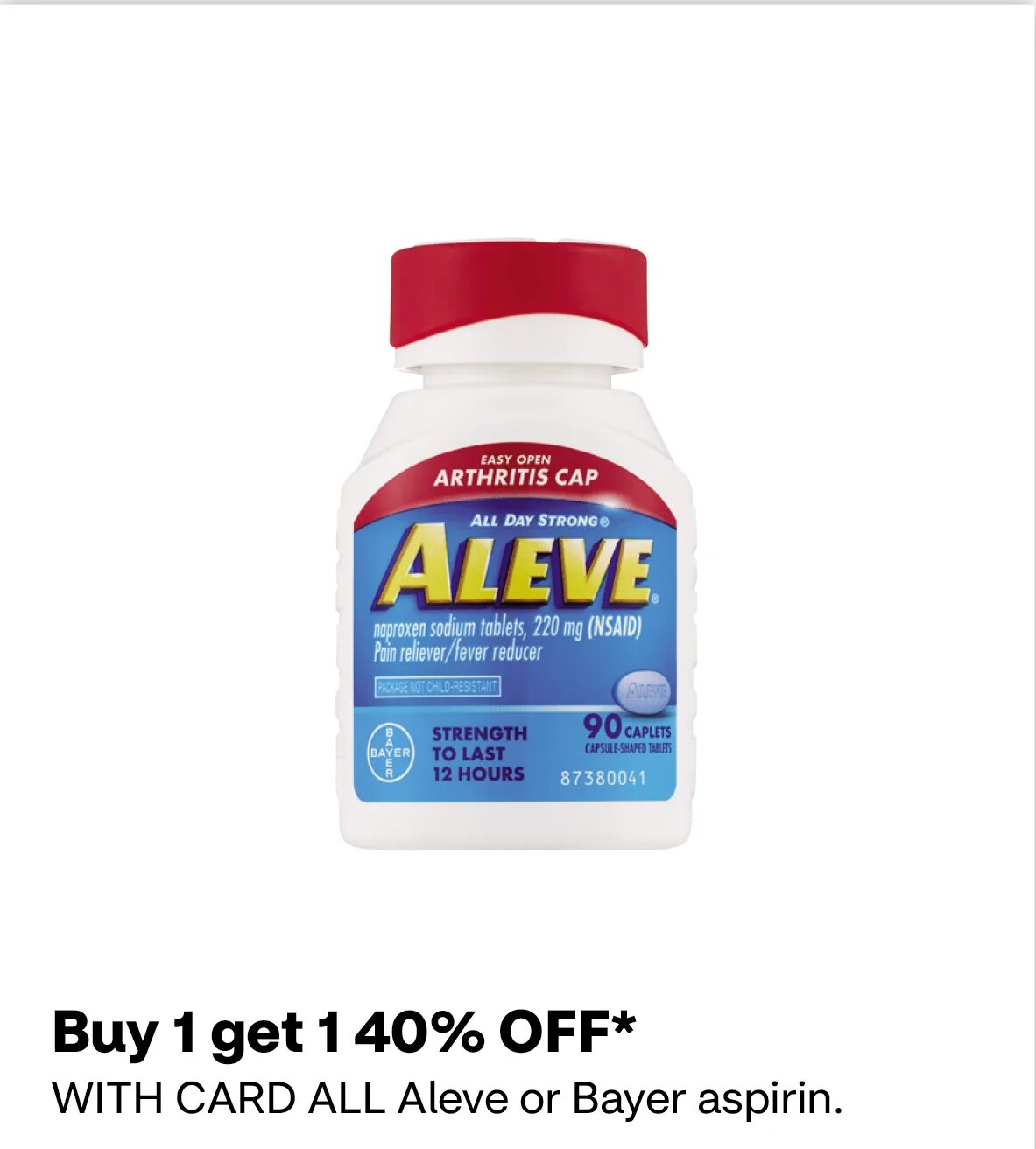 Aleve Arthritis Cap