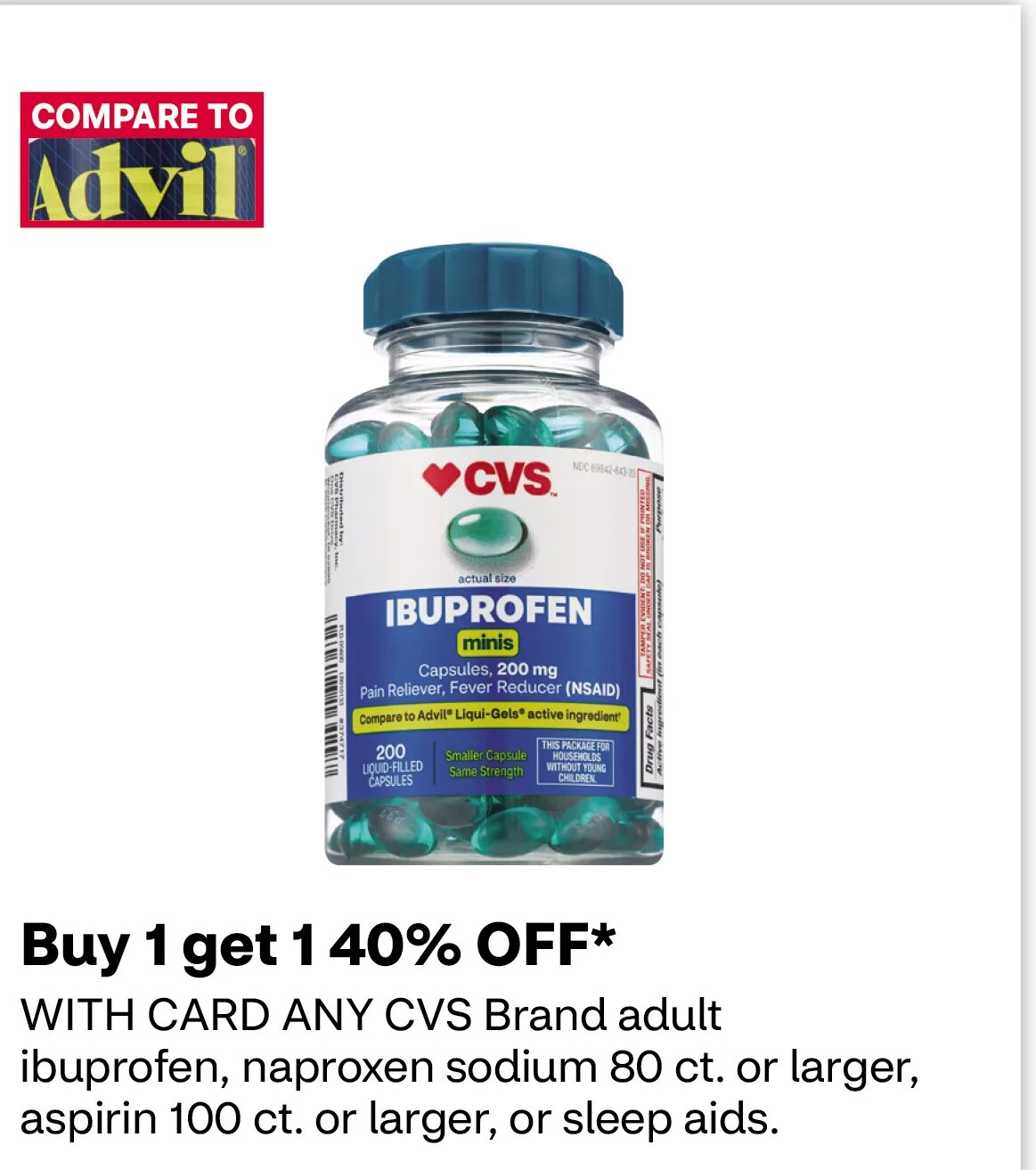 CVS Health Ibuprofen minis