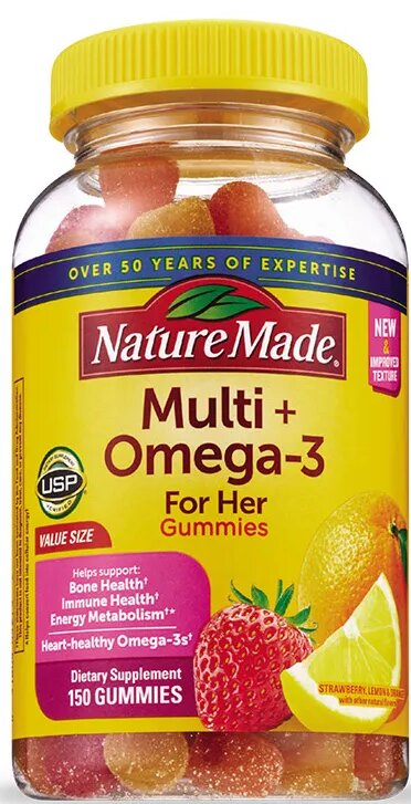 Nature Made Multi + Omega-3 Gummies