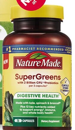 Nature Made SuperGreens Capsules
