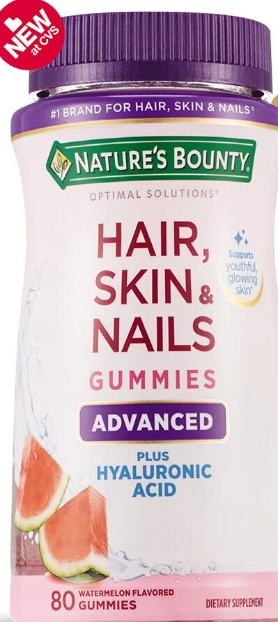 Nature's Bounty Hair, Skin & Nails Gummies Advanced
