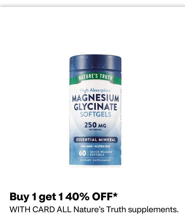 Nature's Truth Magnesium Glycinate