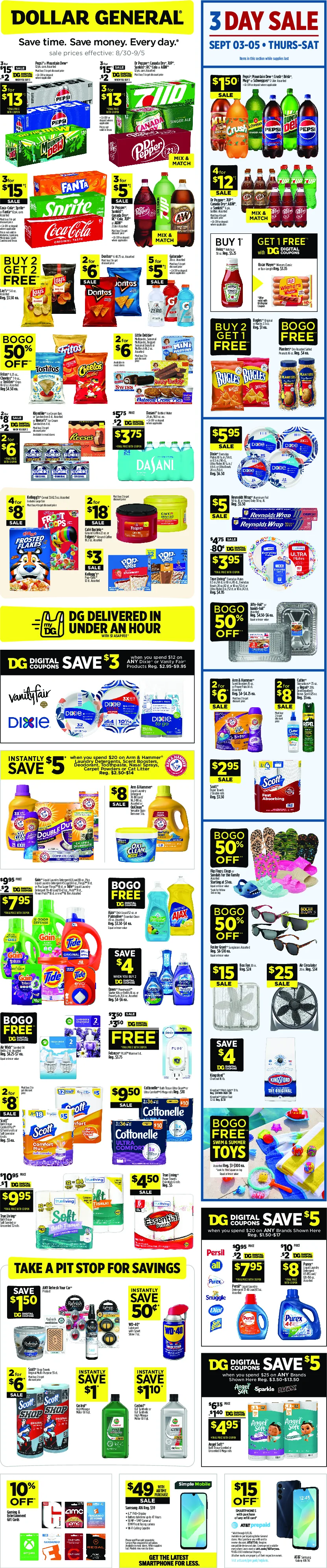 Dollar General Weekly Ad Page 1