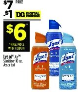 Lysol Air Sanitizer