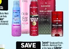 Olay Super Serum Body Wash or Old Spice