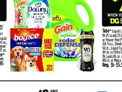Bounce Mega Sheets or Gain Softener