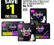 Kotex Pads